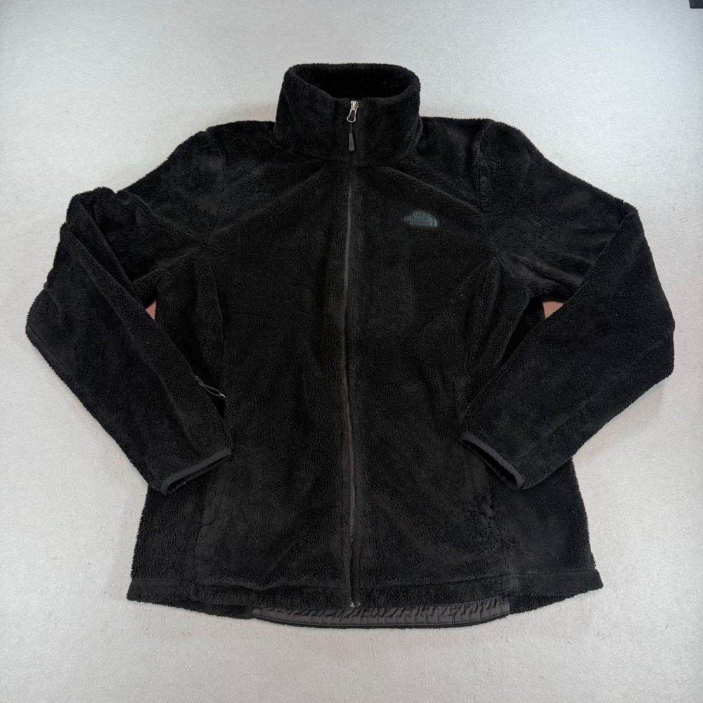 The North Face Osito High-Pile Fleece Jacket Women's L Black Full Zip